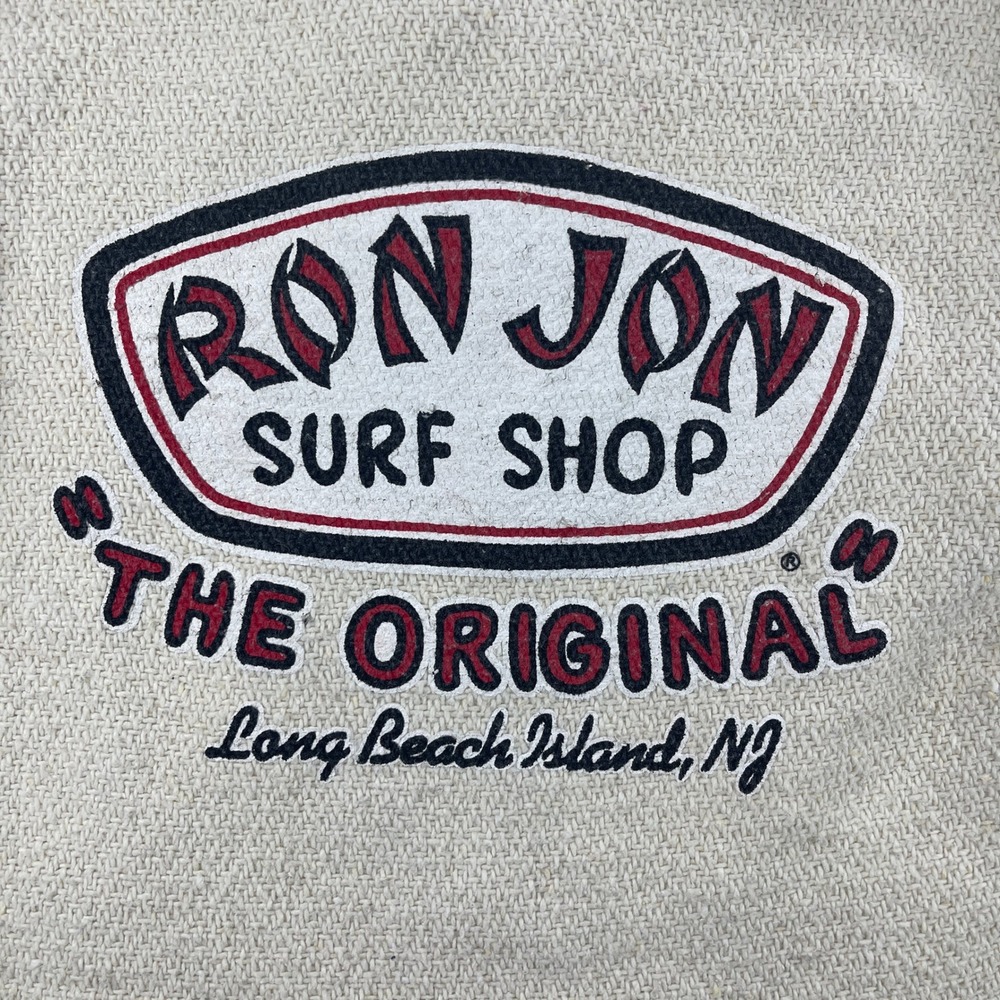 Ron Jon Surf Shop Mens M Cream Baja Hoodie The Original Long Beach Island NJ‎